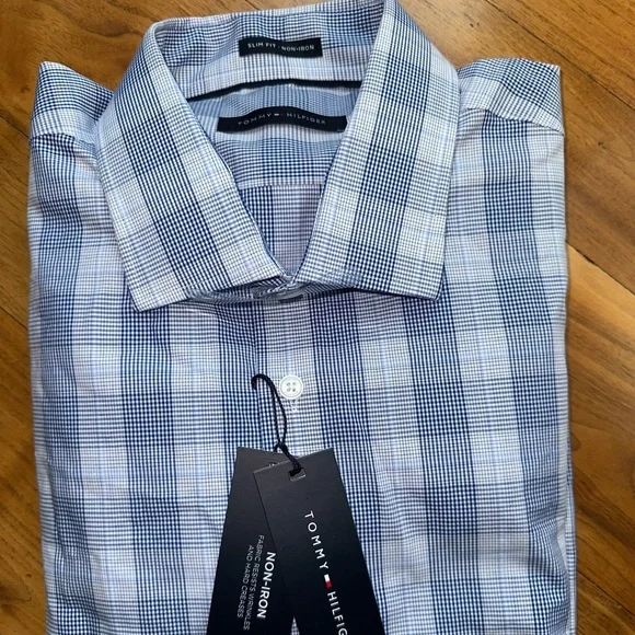 Tommy Hilfiger Shirts Mens Tommy Hilfiger Dress Shirt Slim Fit